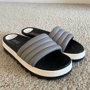 Cougar Prato Sandal | Leather Platform Slides